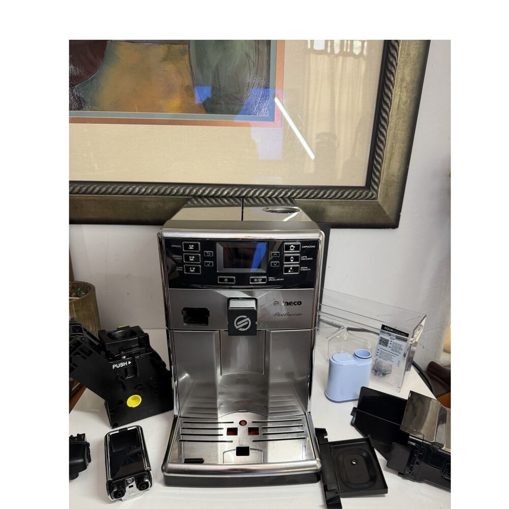 Saeco HD8927/47 Picobaristo Super Automatic Espresso Machine - Stainless Steel